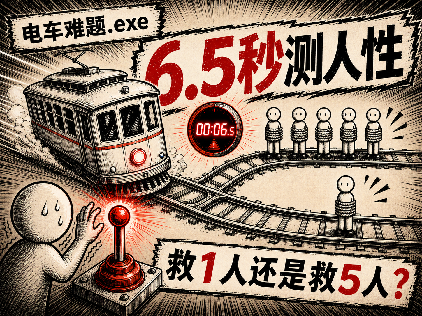 电车难题-性格测试 截图