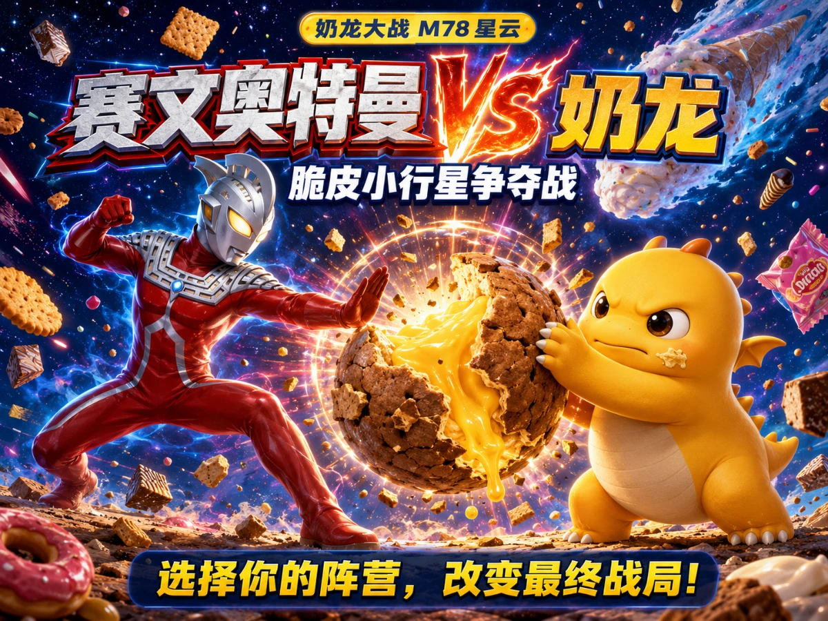 赛文奥特曼 VS 奶龙 截图